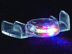 Flashing Rainbow LED Mouthpiece 1 each