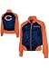 Chicago Bears Official Girls Cheerleader Half Time Satin Jacket - Youth-M