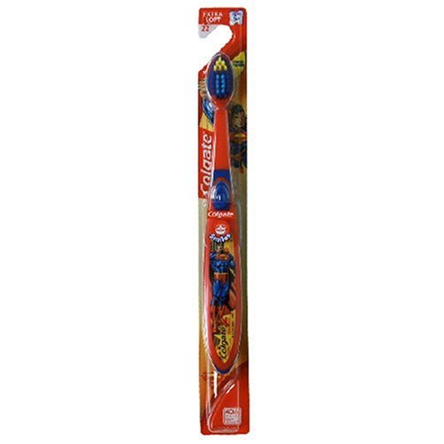 Buy Colgate Toothbrush, Superman, Extra Soft 22, (6 Manual Toothbrushes)