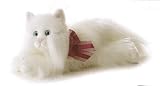 Plush Roxie White Persian Cat Holiday Flopsie 12