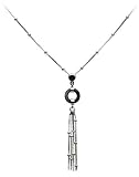 Image of Kit Heath Sterling Silver 90EWBMP Ladies Shell Black Mother of Pearl Multi Strand Necklace