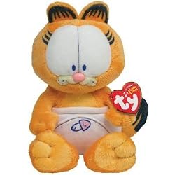 GARFIELD BABY TY BEANIE PLUSH TOY 6" H