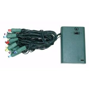 Vickerman 60150 15LT LED BATTERY OPERATED SET MULTI (X6G0150) Battery Operated Miniature... by Vickerman