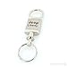 Jeep Liberty Satin Chrome Valet Keychain