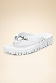 Step-Tone™ Embellished Flip-Flops with Nature-Step Technology™