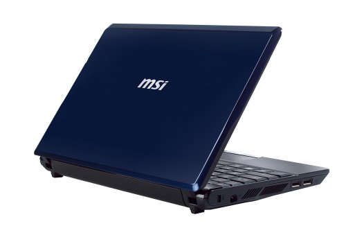 MSI U123-019US 10.2-Inch Netbook - 6 Hour Battery Life - Blue