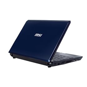 MSI U123-019US 10.2-Inch Netbook - 6 Hour Battery Life - Blue