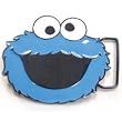 Sesame Street Cookie Monster Face Metal Belt Buckle