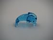 Ganz Miniature Glass Animals Figurine - Blue Glass Dolphin