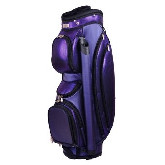 Purple Herringbone Golf Bag