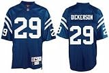 Eric Dickerson 1988 Indianapolis Colts #29 Gridiron Classics Premier Throwback Reebok NFL Football Jersey (Cobalt)