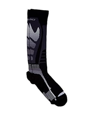 SPAIO Calcetines Deportivos Unisex Effort Compression (Negro / Gris)