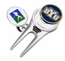 Brigham Young Cougars Divot Tool Hat Clip With Golf Ball Marker Of 2)