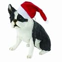 Boston Terrier Dogs Holiday / Christmas Ornament Sandicast New