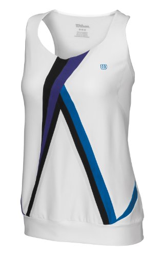 Wilson Damen Tennis-Top Melben Tank, lavender/pool/weiss, XS, WRA3365003300xs Preisvergleich