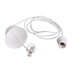 IKEA Lampenaufh�ngung HEMMA 180cm Lampenkabel mit E27 Lampenfassung - WEISS