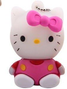 Newdigi? High Quality 32GB Hello Kitty Shape USB Flash Memory Driv Key pendant +gift box