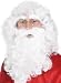 Santa Claus Beard and Wig Set (deluxe, boxed) - White