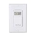 Century 7 Day Programmable In-Wall Timer Switch for Lights, fans and Motors, Single Pole and 3 Way (Compatible with SPDT) Both Use, Neutral Wire Required, White (No Backlight)