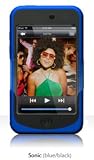 iSkin ISKTCH2GBE 2G iPod Touch Duo Silicon Skin Protector - Sonic (Blue/Black)