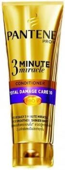 1 Tube X Pantene Conditioner Total Damage Care 3 Minute Miracle 180ml.(Anti hair loss + Extra Long + Shining)