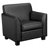 Black Leather Club Chair