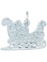 Sterling Silver Holiday Sleigh Charm