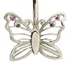 1 Silver Butterfly Key Purse Finder by Alexx, Inc.