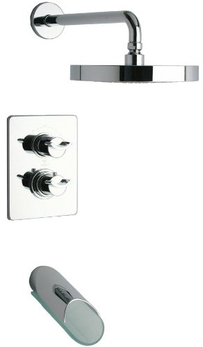 La Toscana 73CR691VR Morgana Single-Handle Thermostatic Tub/Shower Faucet, Chrome