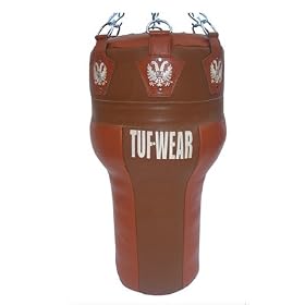 Tuf-Wear Classic Leather Brown Angle Punch Bag