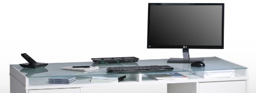 Maja 15739935 Schreibtischplatte 1.200 x 670 mm wei&szlig; uni