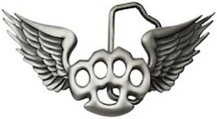 Flying Knux Belt Buckle Gold