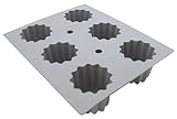 Image DeBuyer Elastomoule 6-Bordelais Fluted Cakes Silicone Mold