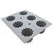 DeBuyer Elastomoule 6-Bordelais Fluted Cakes Silicone Mold