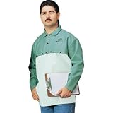 Black Stallion F9-21CS 9oz. Green Fire Resistant Cotton Welding Cape Sleeve - X-