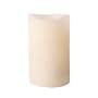 Enjoy Lighting 371710 Ivory Smooth Vanilla Scented Wax LED Pillar Candle, 4-Inch by 8-Inch