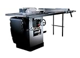 DELTA 36-L31X-U50 X5 10-Inch left Tilt 3-HP Cabinet Saw with 50 Unifence, 2 Cast Iron Extension Wings, Table Board and Legs, 230-Volt 1 Phase
