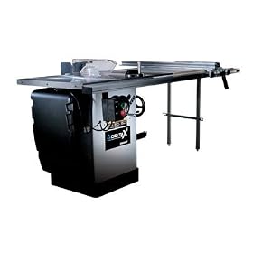 DELTA 36-L31X-U50 X5 10-Inch left Tilt 3-HP Cabinet Saw with 50 Unifence, 2 Cast Iron Extension Wings, Table Board and Legs, 230-Volt 1 Phase