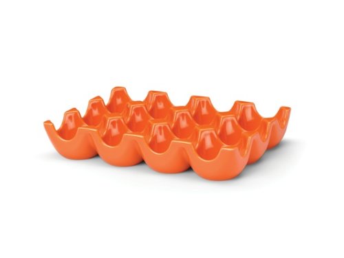 Buy Rachael Ray Stoneware 12-Cup Sittin' Pretty Egg Tray, Orange