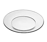 Dinner Plate, 10-1 2'', glass, tempered, Crisa, MODERNO (1 Dozen Unit) - Sells As: 1 Dozen by Libbey Glass Inc.