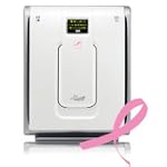 Rabbit Air BCRF Special Edition SPA-421A (covers up to 600 sq. ft.) Ultra-Quiet Air Purifier - Low Maintenance - Washable Filters!, Pearl White, 5% donation to The Breast Cancer Research Foundation