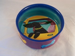 Mary Naylor Dog Design Dog Food Bowl - Large