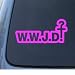 WWJD - What Would Jesus Do? - Vinyl Decal Sticker #1309 | Vinyl Color: Pink