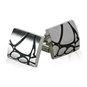 Unique Reptilian Stainless Steel Cufflinks