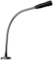 Astatic Omnidirectional Dynamic Microphone, 1 DPDT Push-to-Talk Switch, 19 inch Gooseneck, 2 3/4 inch Flange and 6' Cable - Chrome