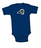 St. Louis Rams Newborn Navy Logo Premier Creeper