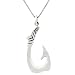 Sterling Silver Fish Hook Necklace