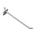 Azar 800006-W White 6-Inch Plastic Pegboard Hook, 50-Piece Set