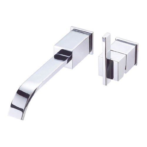 Sirius Wall Mount Bathroom Faucet Trim in Chrome