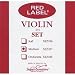 Super Sensitive Red Label 4/4 Violin String Set - Medium Gauge
